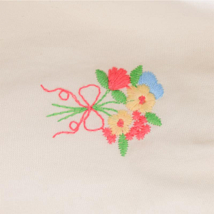 Сарафан для малышей с вышивкой Джинджерснэпс (Gingersnaps) "Джиджи", ванильный